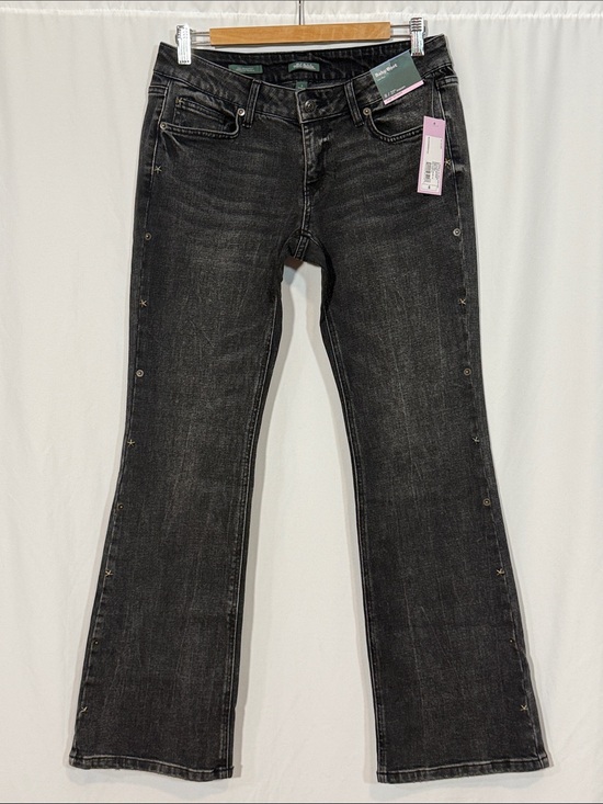 wild fable Denim - wild fable Black Bootcut Jeans with Side Stud Accents